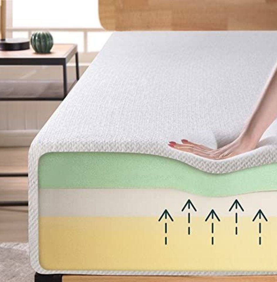 Orthopedic Mattress with Memory Foam -4-Layer Advanced Back Support